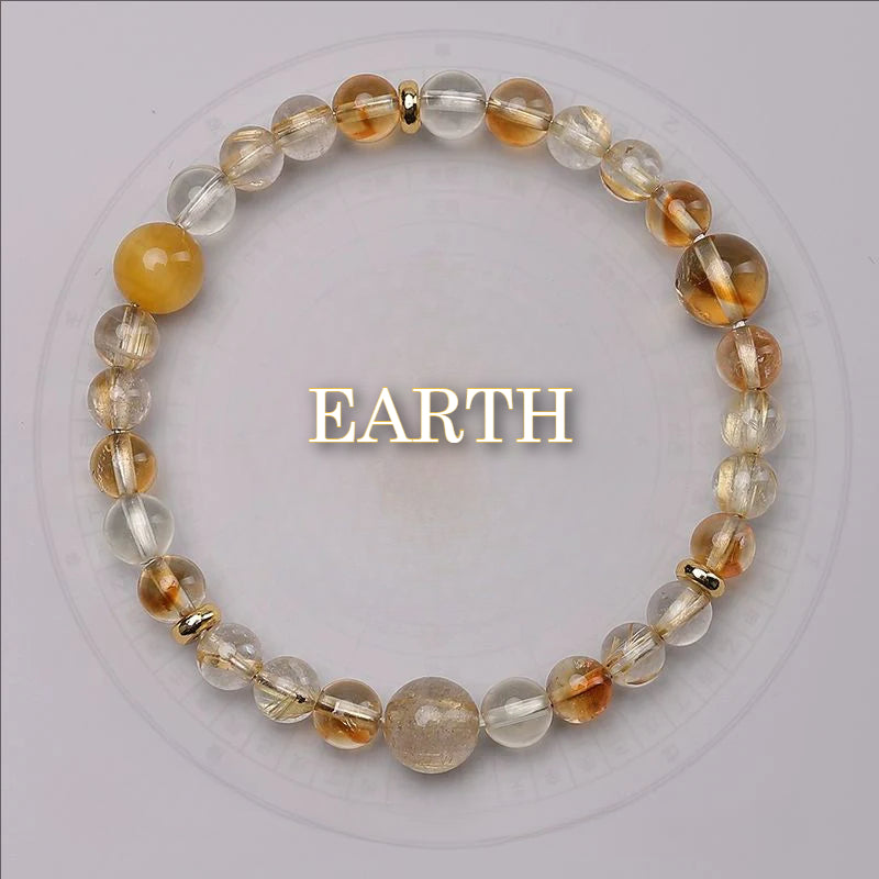 Wuxing(Five Elements) Bracelet - Single Element - High Quality Crystal