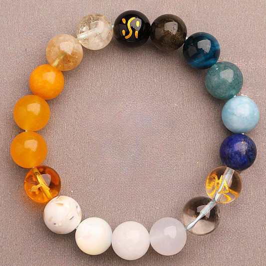Wuxing(Five Elements) Bracelet  - Triple Elements - Crystal