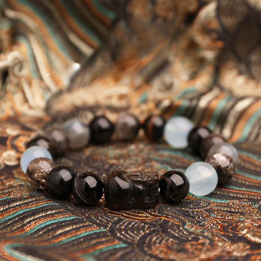 Wuxing(Five Elements) Bracelet  - Single elements - Pixiu - High Quality Crystal