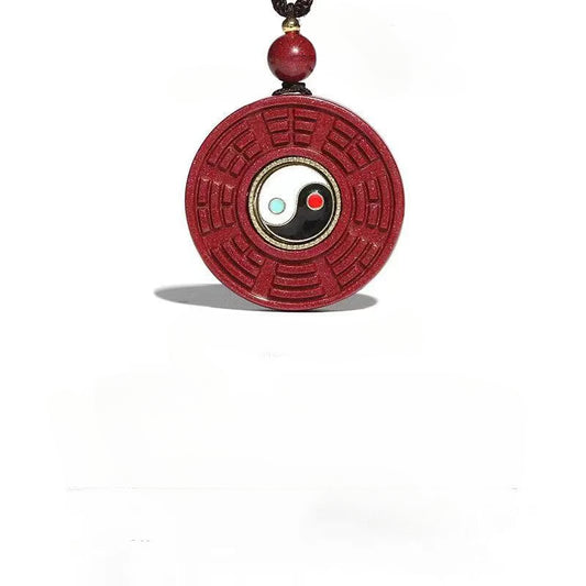 Taiji Bagua - Pendant - Energy with Ancient Wisdom - Cinnabar