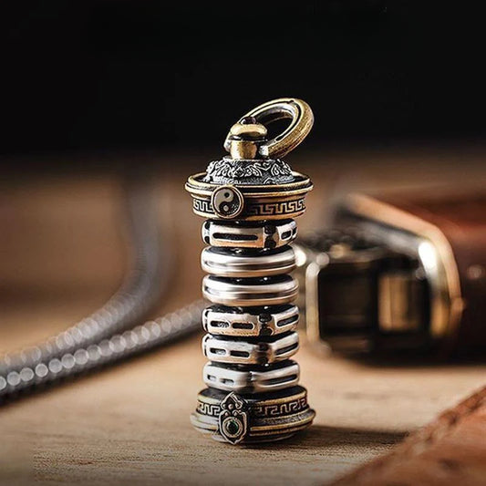 Yijing(I Ching) / Liu Yao(Six Lines) - Pendant/Necklace - View Your Recent Fortune - Metal