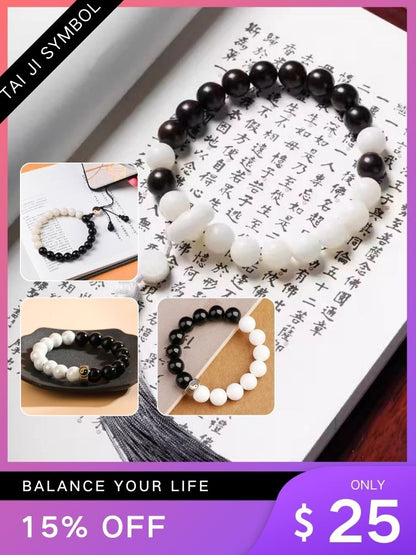 Taiji/Yin-Yang - Bracelet - Harmony of Universe